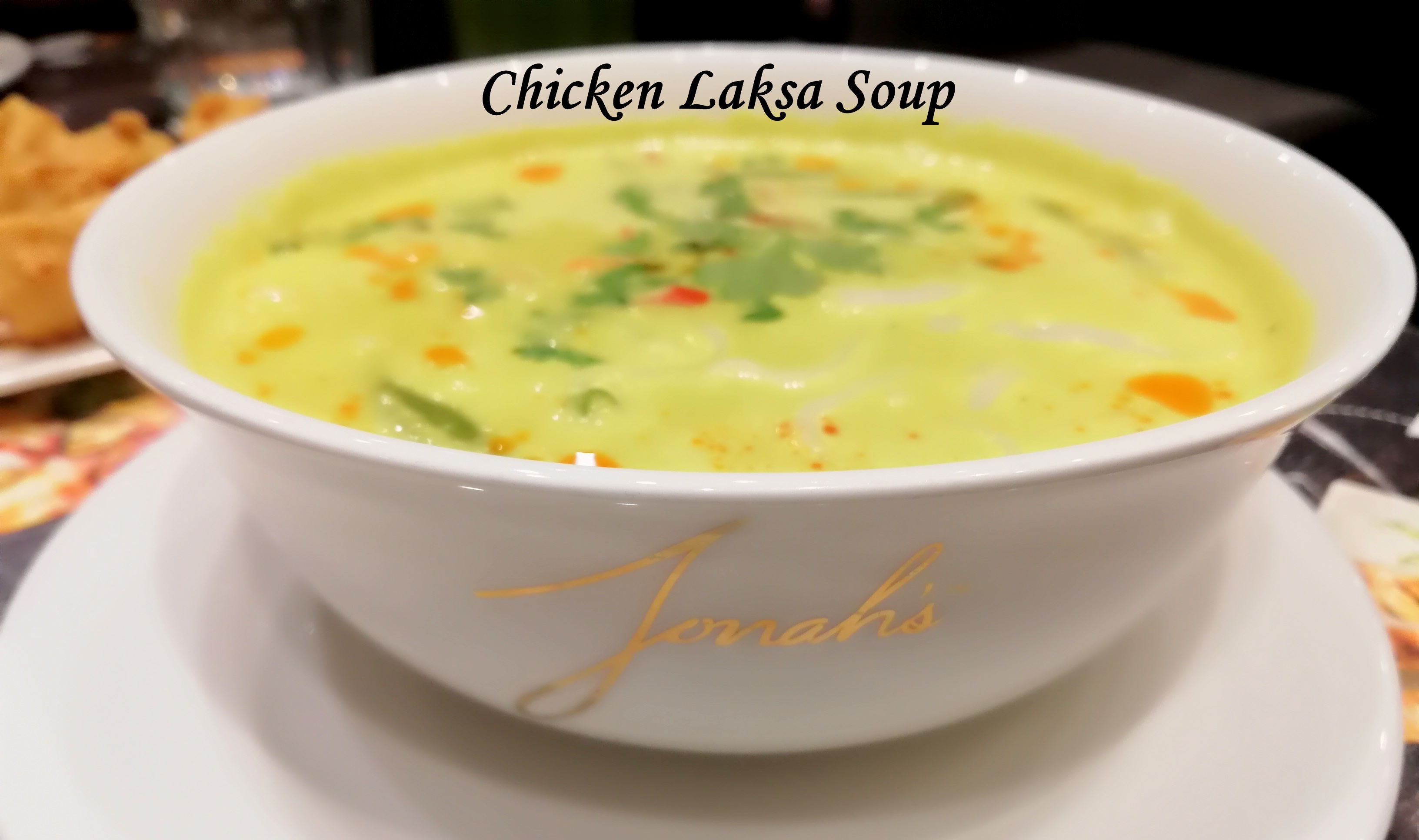 chicken laska soup - jonahs bistro